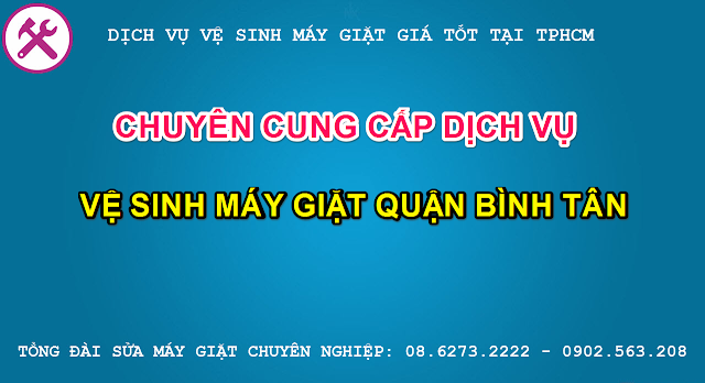 vệ sinh máy giặt quận bình tân