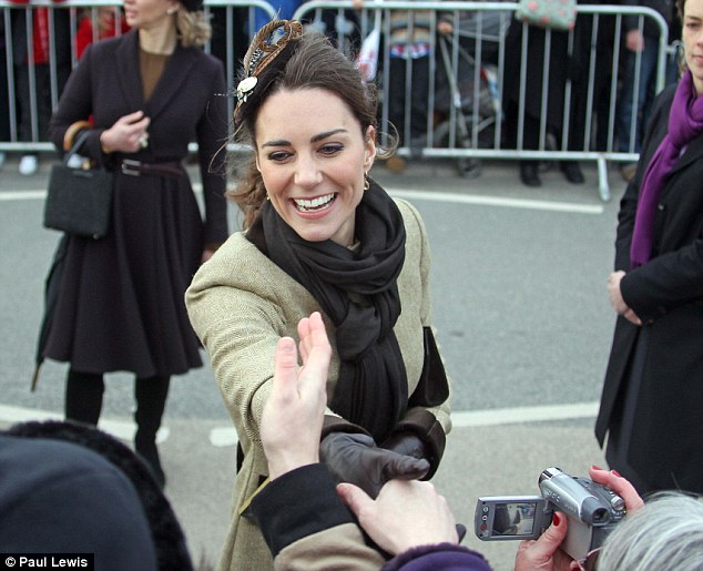 kate middleton lifeboat launch. the launch of the lifeboat