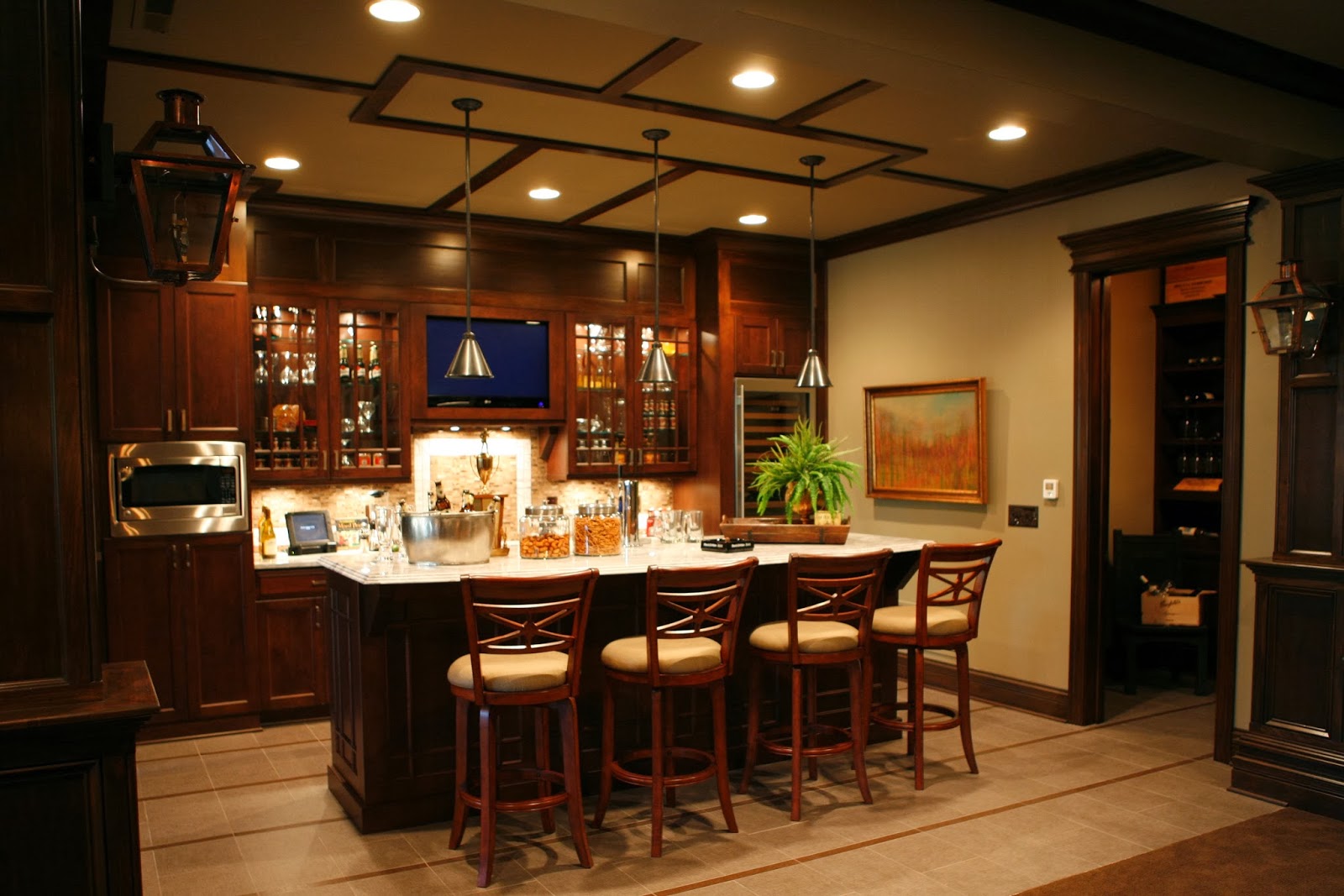 Simple Luxury  Home  Bar  Designs Placement Architecture 