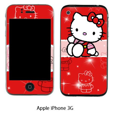 Hello Kitty iPhone 3G Skin Sticker