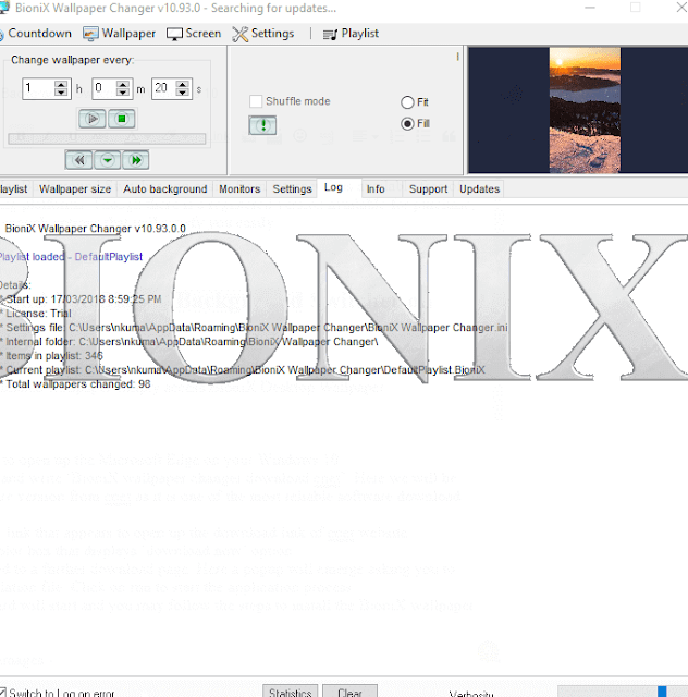 How to Download and Use BioniX Background Switcher on Windows 10