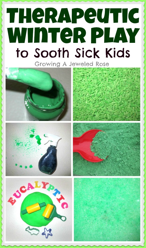 Activities to sooth sick kids- Eucalyptus