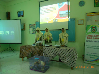 Inilah Foto-foto Finalis 10 Besar Lomba Karya Tulis Ilmiah Tingkat SMP Se Jawa Timur di SMA Hidayatus Salam Gresik