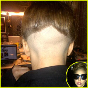 Image for  Lady Gaga Shaves Off The Back!!  1