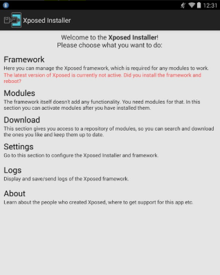 xposed framework download