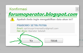 Cara Mengaktifkan Ulang Akun Operator Sekolah Dengan Mudah