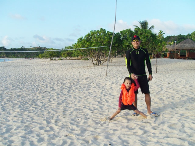 Volley Ball Area in Calaguas Island