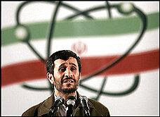 President Mahmoud Ahmadinejad at Iran's nuclear enrichment plant [Credit: Washington Post]