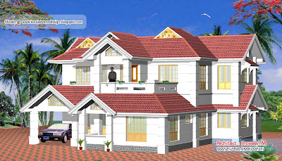 Kerala Home plan and elevation - 2656 Sq. Ft