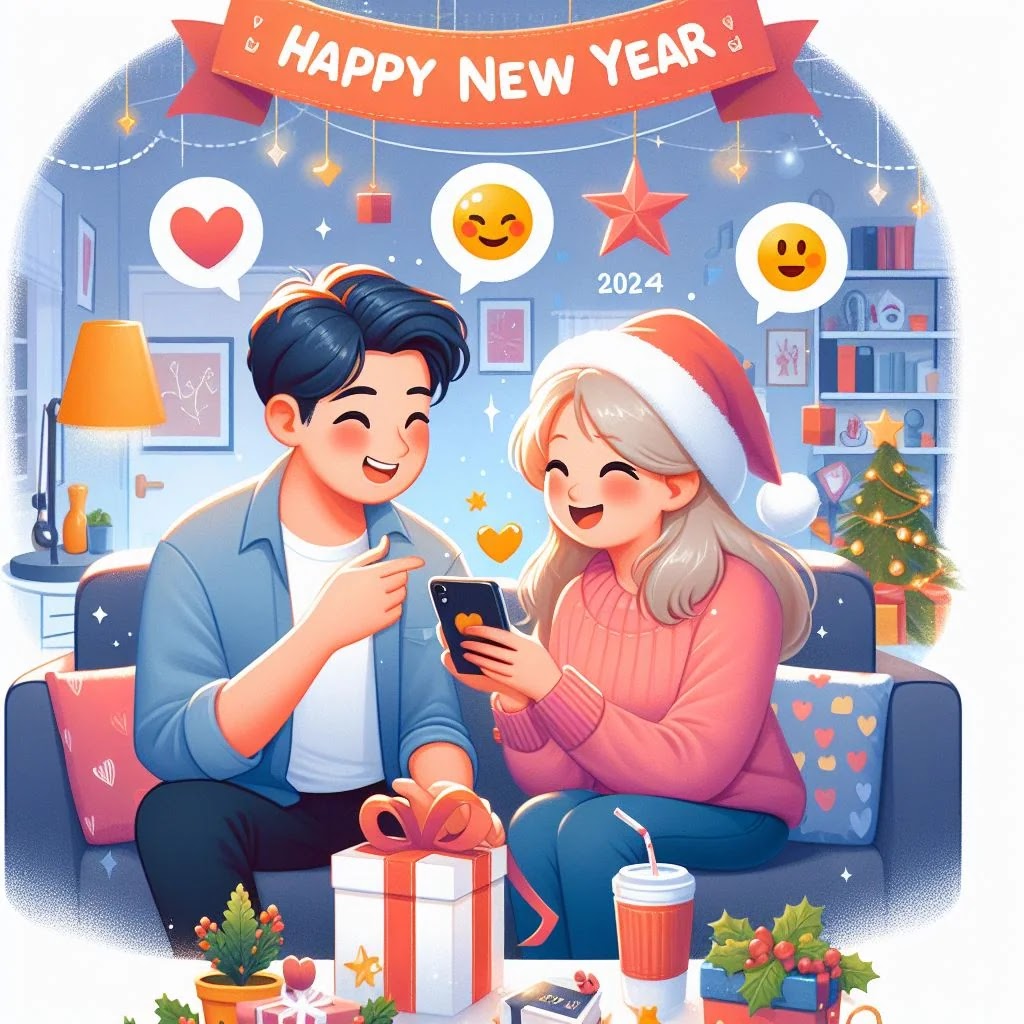 Happy New Year 2024 Wishes for Husband