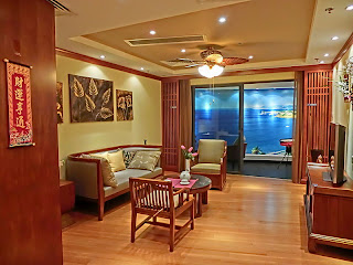 Photograph of show apartment in Hong Kong