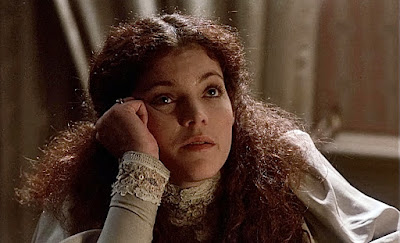 Amy Irving looks bored as Hadass