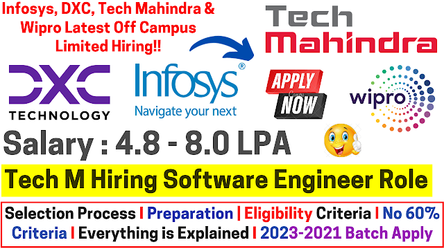 Infosys Started Off Campus Hiring 2023 As Technical Engineer Trainee Role