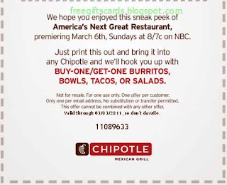 Free Printable Chipotle Coupons