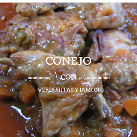 Conejo con verduritas y jamón - Morrico Fino