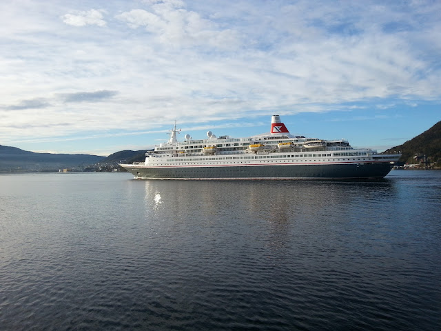 Fred Olsen cruise ship Boudicca in Bergen, Norway