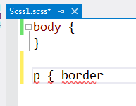 SCSS 檔案的 IntelliSense