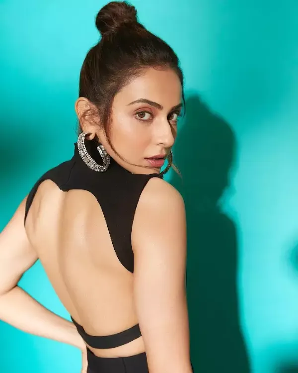 rakul preet backless dress sexy back