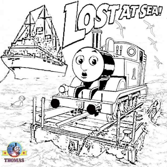 Island rescue Thomas the train coloring pages kindergarten printables title=