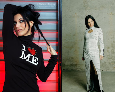 Lead singer of the Italian metal group Lacuna Coil 