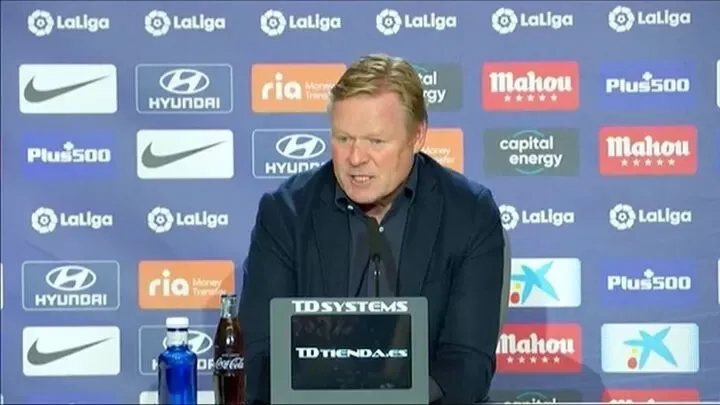 Koeman publicly criticises and punishes Nico Gonzalez