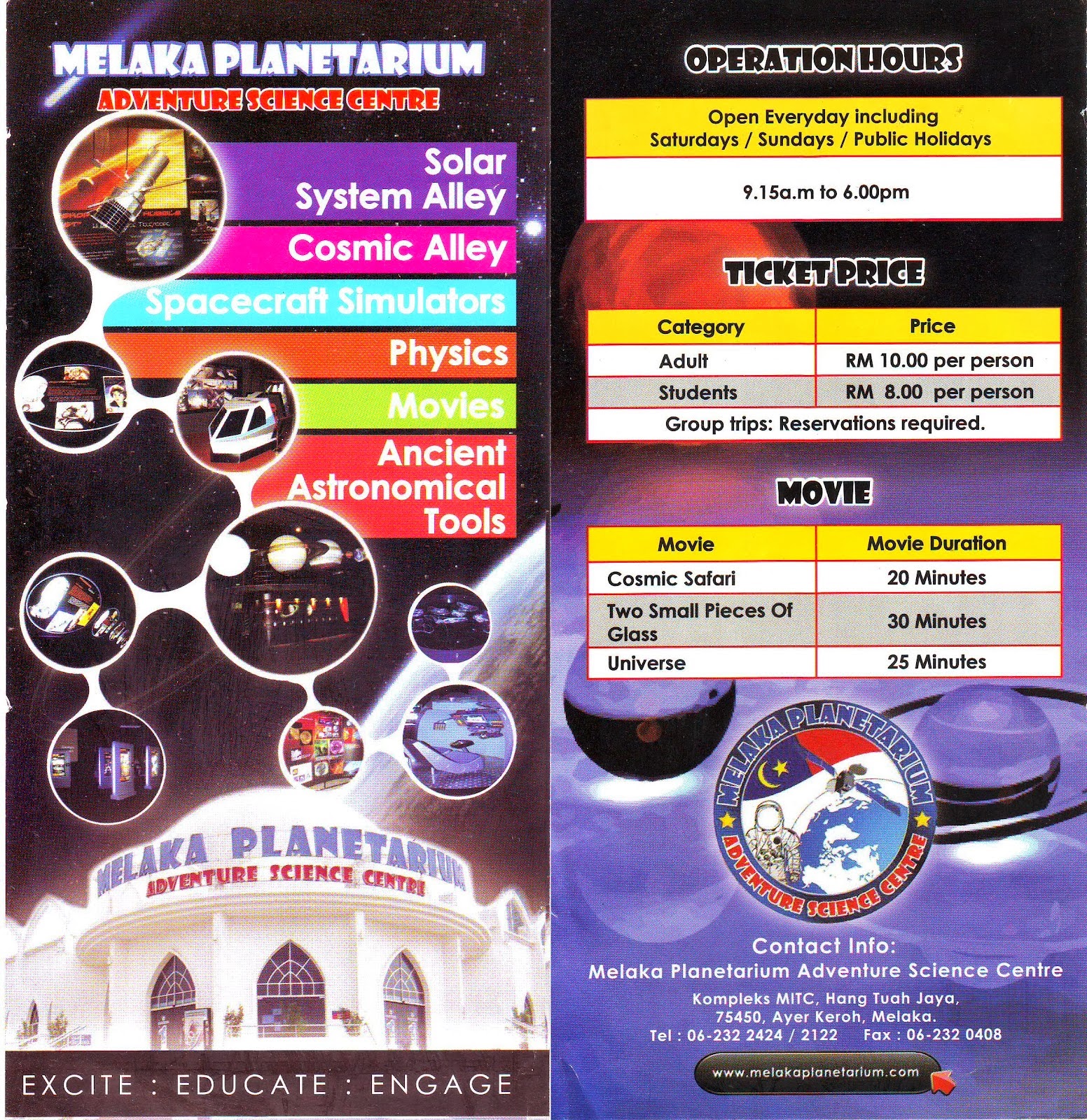 Pusat Anak PERMATA Negara Gadek: Lawatan ke Planetarium ...