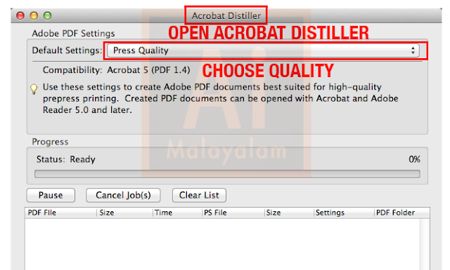 Acrobat Distiller-How to Create a small PDF file form a large illustrator file
