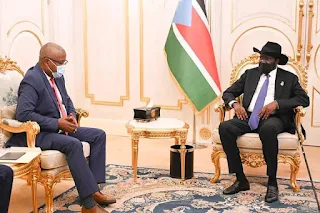 Un envoyé spécial du président Azali reçu par le président du Sud Soudan