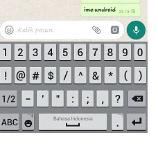 menulis pesan whatsapp coret