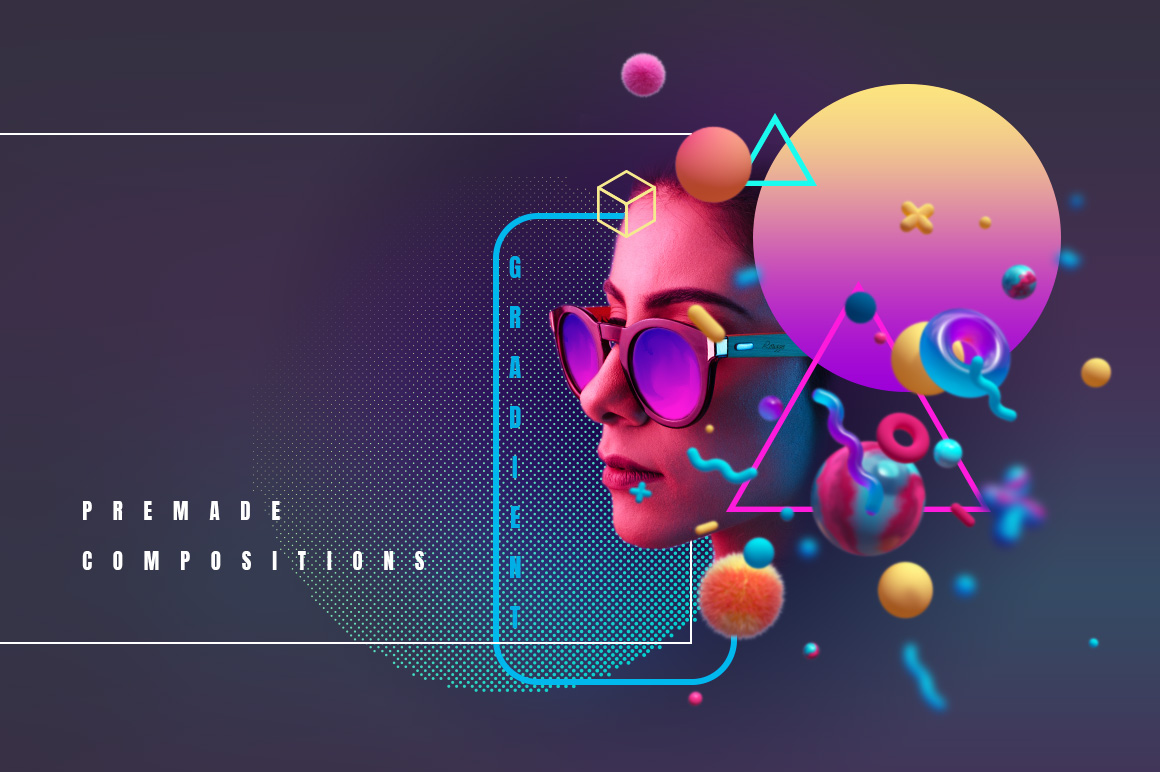 Download 3D Suprematism Compatible with Silhouette, Cricut and other cutting machines.