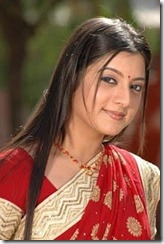 keerthi-chawla in saree
