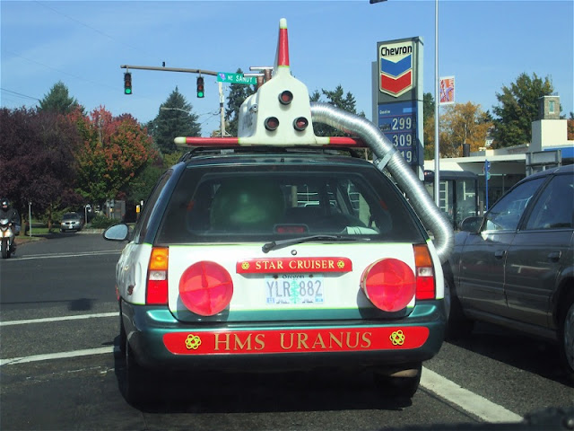 HMS Uranus Art Car - Boldy Going Were Few Dare To Go