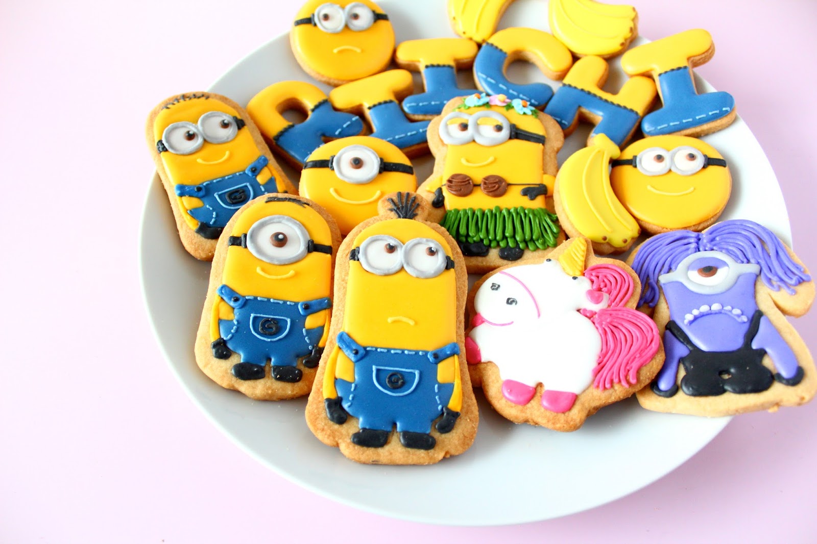 Sweeten Your Day ミニオンのアイシングクッキーセット Minion Icing Cookies