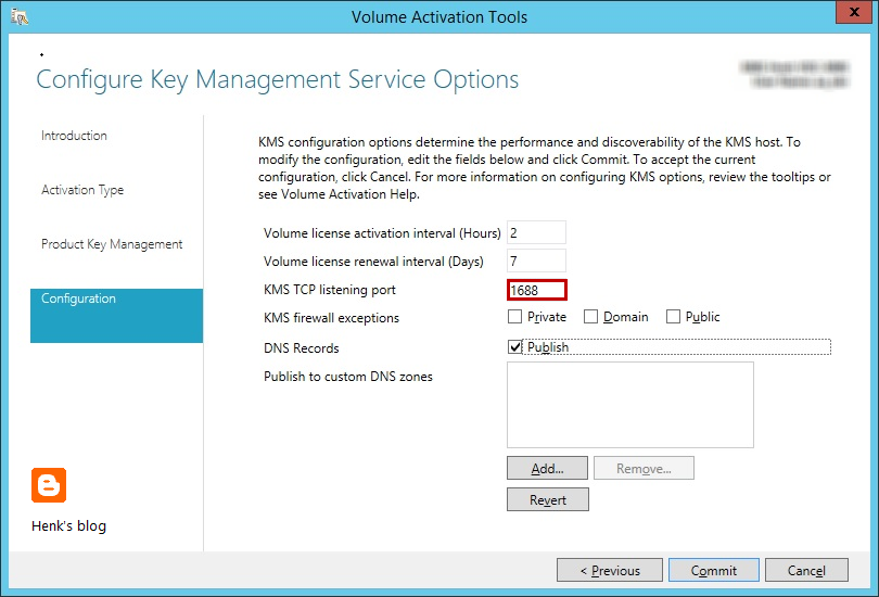 Henk S Blog How To Setup A Ms Office 2013 Kms Host On Windows