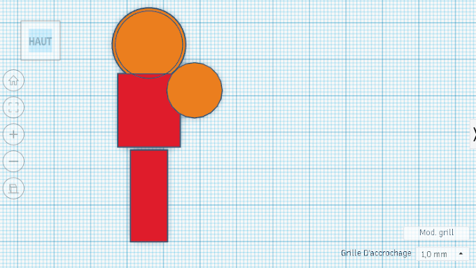 construire un clé sur tinkercad