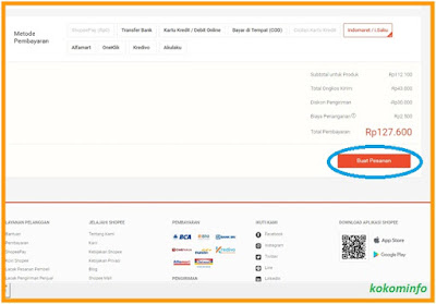 Cara Pesan Barang di Shopee dengan Pembayaran di Indomaret