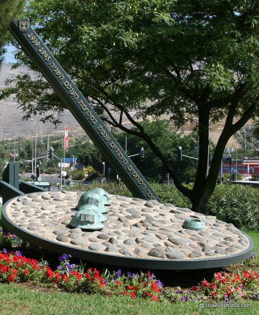 Karmiel, Monument to 2nd world war jewish soldiers