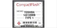 Flash Memory - 128MB Compact Flash Card