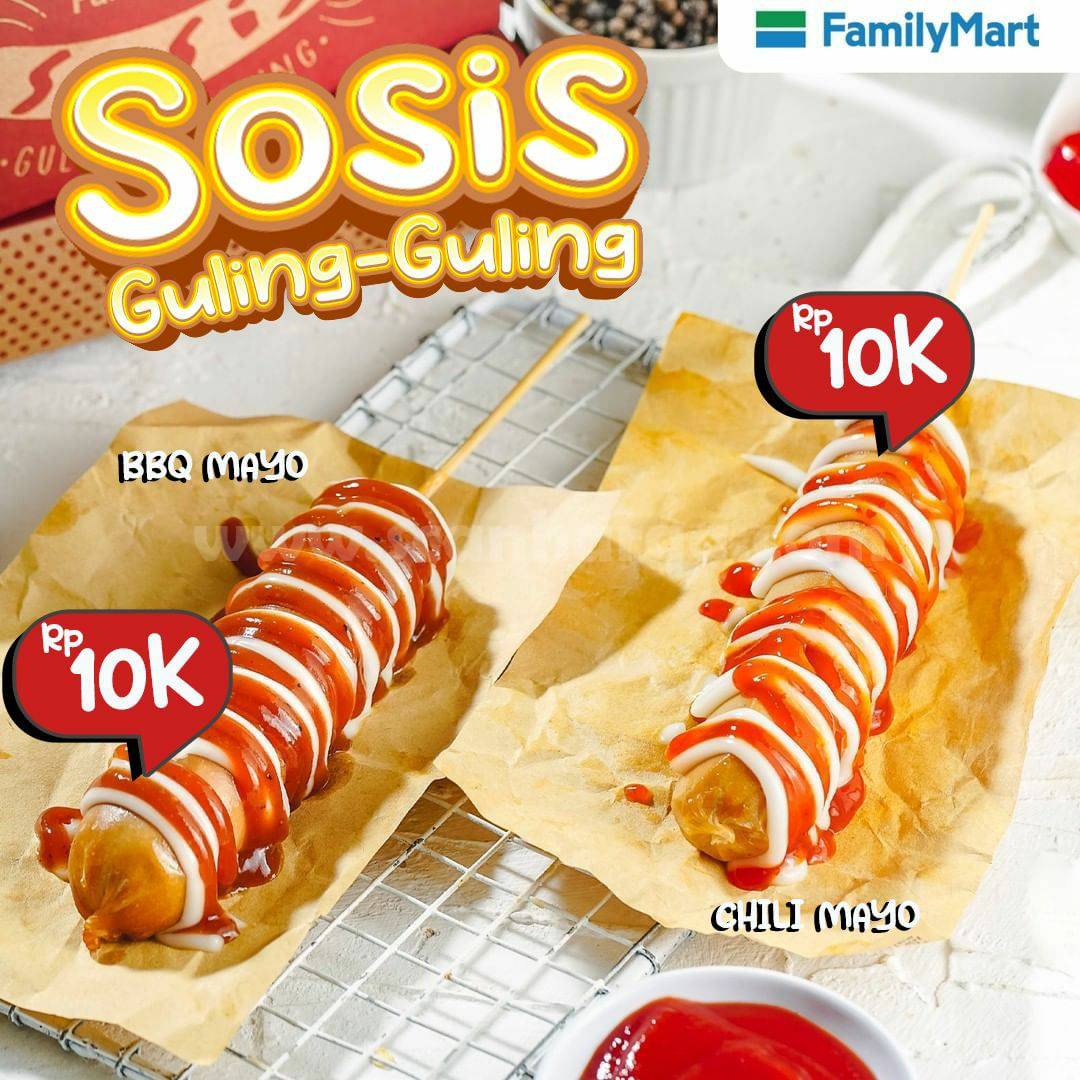 FamilyMart Promo Sosis Guling-Guling harga hanya Rp. 10.000