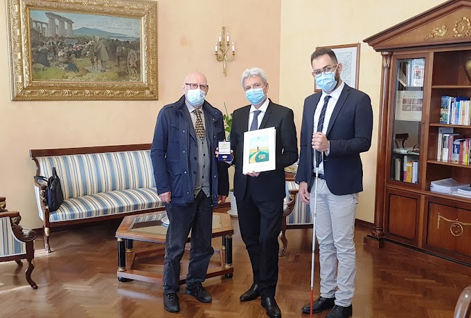 Il Prefetto Vardè incontra il Presidente della Sezione Territoriale di Potenza dell’Unione Italiana dei Ciechi e degli Ipovedenti