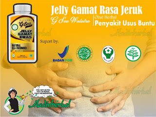 Jelly Gamat Rasa Jeruk G-Sea Walatra Obat Usus Buntu