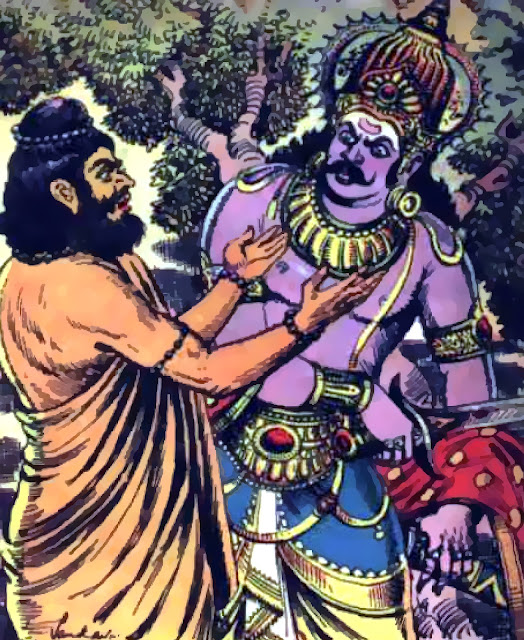 Ravana threatens to kill Mareecha