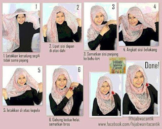 Cara Memakai Hijab Paris Sederahana, Modern Terbaru 2016