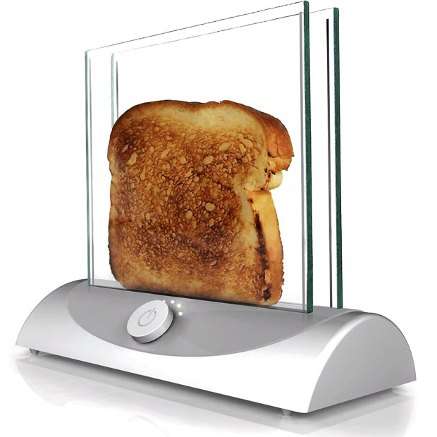 Transparent Glass Toaster