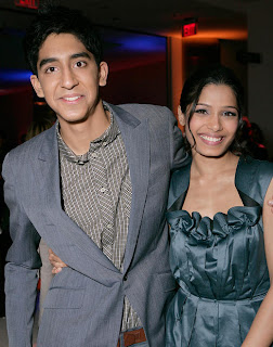 Slumdog Casting Dev Patel and Freida Pinto Cute Image