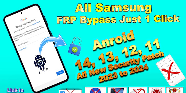 All Samsung FRP Bypass just 1 click