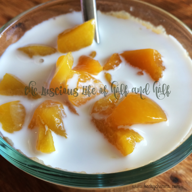 Perfect for Fall Peaches and Cream of Wheat Breakfast by BeckyCharms