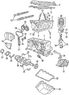 Wiring Diagrams - Ford Escape 2004 2L Engine Block Component