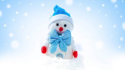 Christmas Snowman Winter Wallpaper