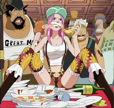 Jewelry Bonney makan di sabaody